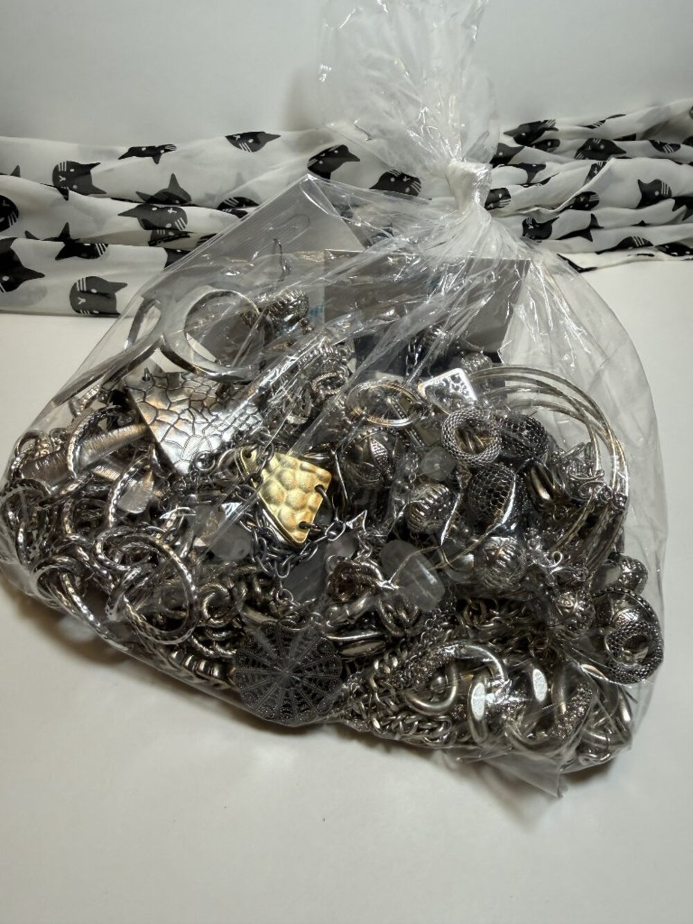 NEW UNUSED Mystery Jewelry Bag Silver Theme - Picture 8 of 9